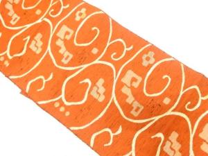 未使用品　抽象模様織り出し　名古屋帯